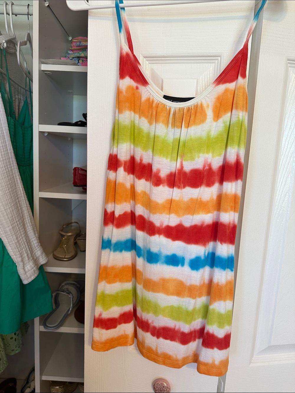 Tie dye Speghetti strap